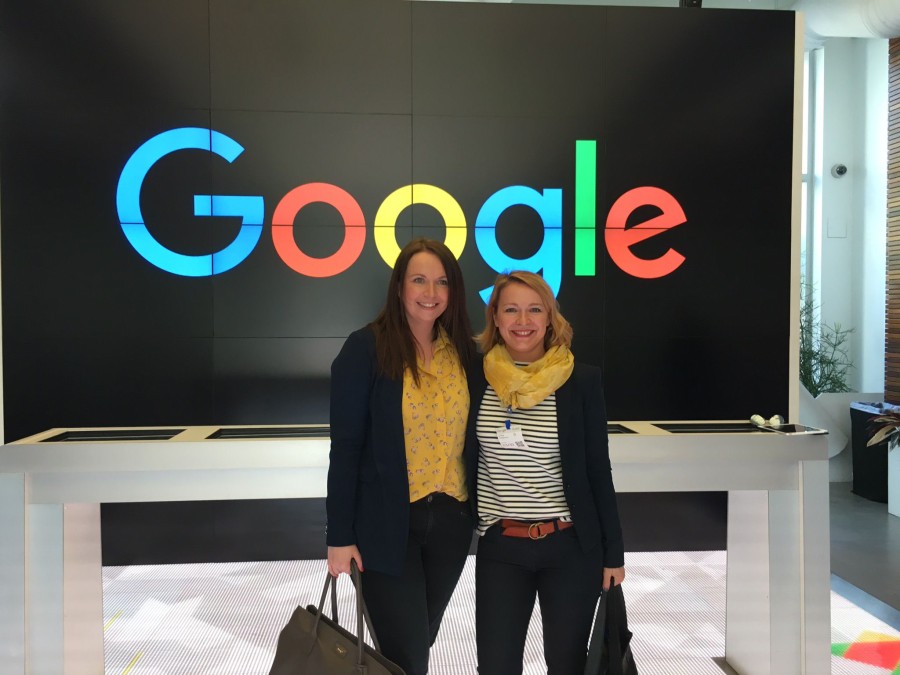 Ann Marie McCourt und Ulrike Trebesius schätzen unternehmerischen Erfolg. Google hat es in Deutschland mit neuen Ideen nicht leicht.